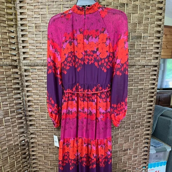 Melonie T Long Sleeve Floral Maxi Dress Size 20W NWT - Picture 6 of 9